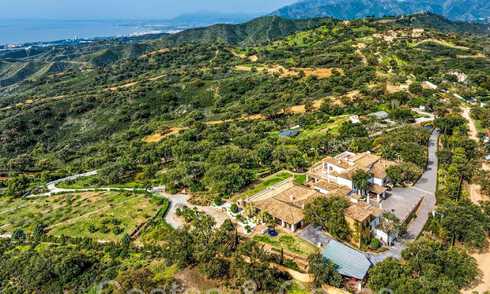 Magnificent Andalusian country estate for sale on an elevated plot of 5 hectares in the hills of East Marbella 67547