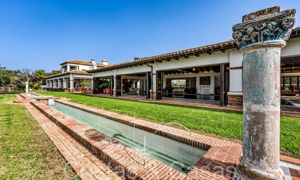 Magnificent Andalusian country estate for sale on an elevated plot of 5 hectares in the hills of East Marbella 67563