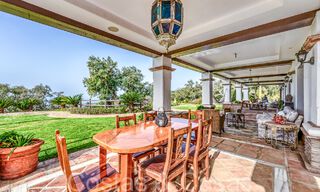Magnificent Andalusian country estate for sale on an elevated plot of 5 hectares in the hills of East Marbella 67567 