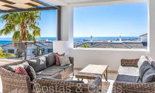 Ready to move in, spacious penthouse with panoramic sea views for sale in the hills of Estepona, close to the centre 67535 