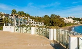 Beachfront luxury apartments for sale, Estepona, Costa del Sol with open sea views 7963 