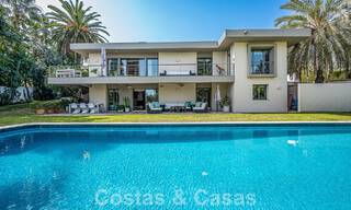 Modern luxury villa for sale in Nueva Andalucia's golf valley, walking distance to Puerto Banus, Marbella 51029 