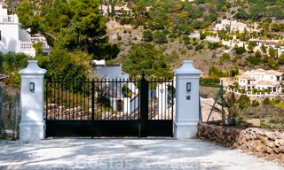 Luxury modern-Andalusian styled villa to buy in gated and secure community in Marbella - Benahavis 29526 