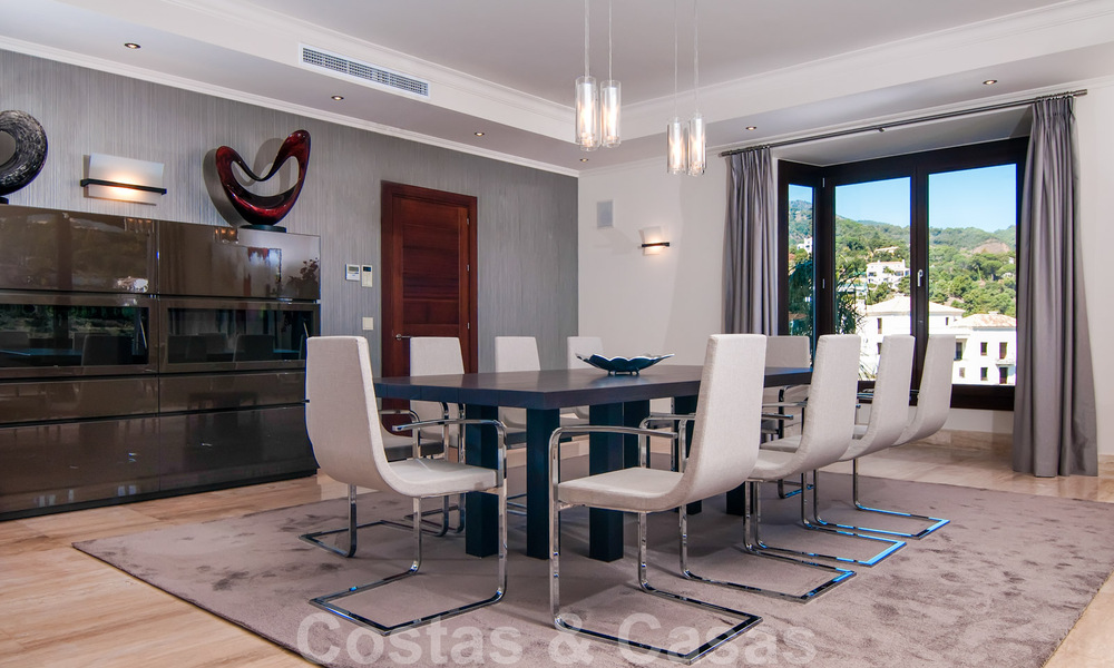 Luxury modern-Andalusian styled villa to buy in gated and secure community in Marbella - Benahavis 29555