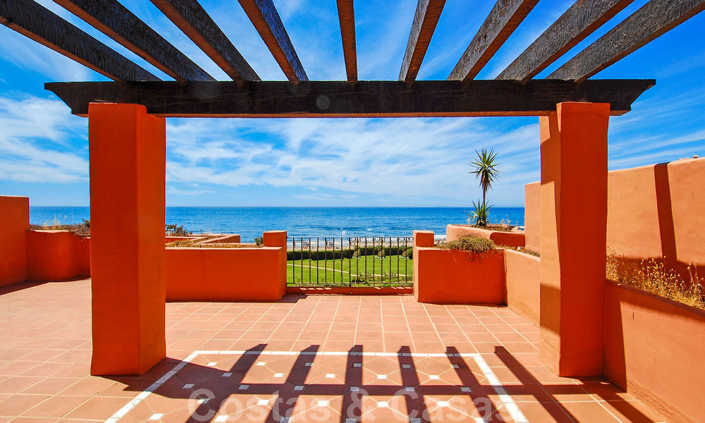 Beachfront luxury penthouses for sale in Marbella. Last unit, reduced to sell! 33853