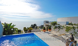 Luxury penthouse apartment for sale, beachfront complex, New Golden Mile, Marbella - Estepona 13132 