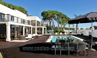 Modern contemporary style First line beach luxury villa for sale in Marbella 5415 