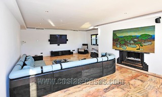 Modern contemporary style First line beach luxury villa for sale in Marbella 5428 