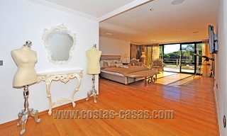 Modern contemporary style First line beach luxury villa for sale in Marbella 5435 