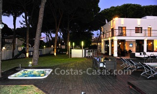 Modern contemporary style First line beach luxury villa for sale in Marbella 5414 