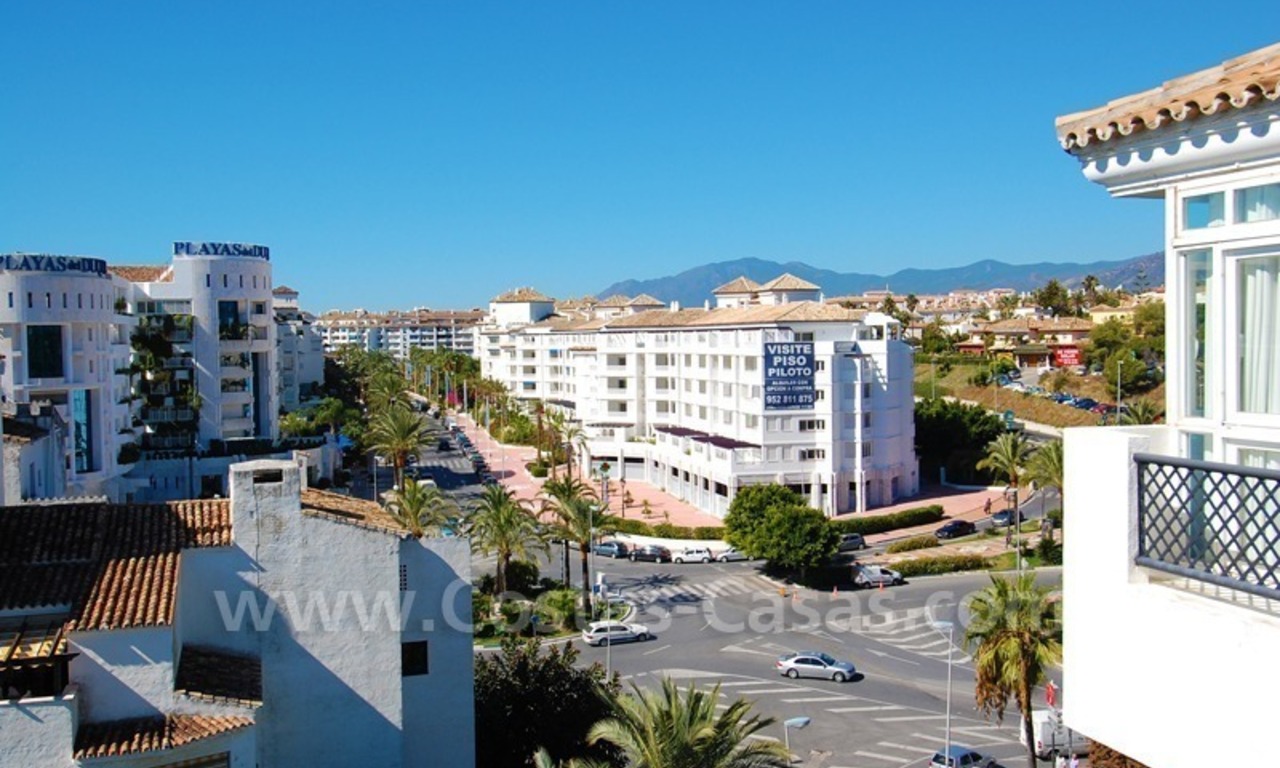 Penthouse apartment for sale in central Puerto Banus, Marbella 1