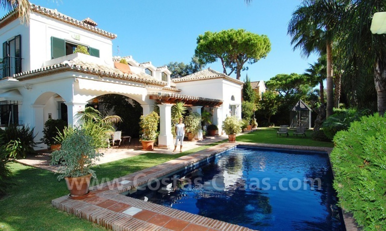 Beachside villa for sale on the New Golden Mile between Marbella and Estepona 0