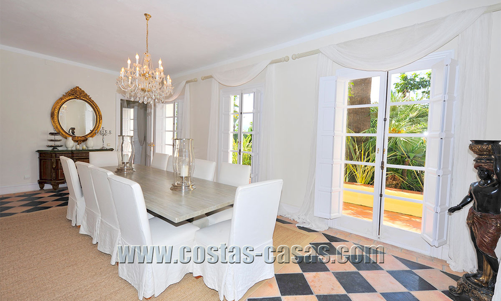 Classical chateau styled mansion villa for sale in Nueva Andalucía, Marbella 22676