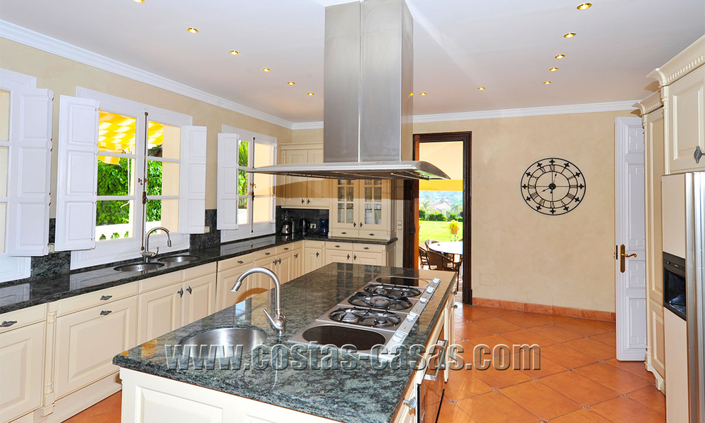 Classical chateau styled mansion villa for sale in Nueva Andalucía, Marbella 22681