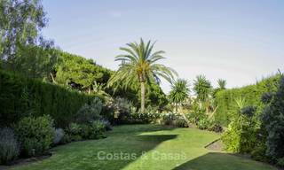 Cozy semi-detached villa for sale on first line golf in Marbella West 14105 