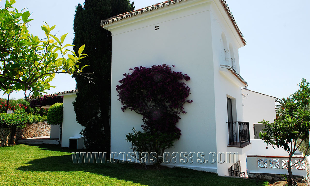 Renovated Andalusian villa for sale in Benahavis - Marbella with sea views 28724