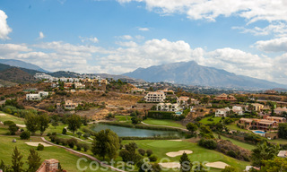 Andalusian styled golf villa for sale in Marbella - Benahavis with panoramic sea and golf views 31135 