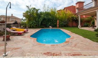 Andalusian styled golf villa for sale in Marbella - Benahavis with panoramic sea and golf views 31144 