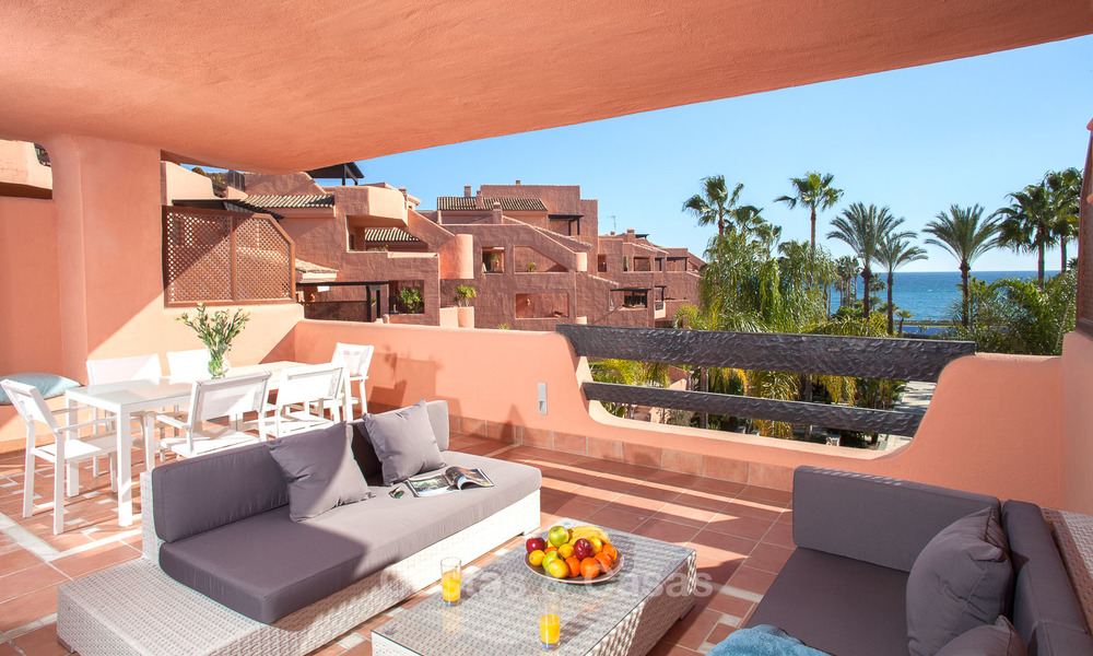 Luxury Apartments for sale in beachfront resort, New Golden Mile, Marbella - Estepona 5286