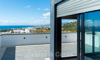 Move in ready! Modern villa for sale with stunning open sea views just east of Marbella centre 32729 