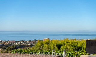 Move in ready! Modern villa for sale with stunning open sea views just east of Marbella centre 787822 