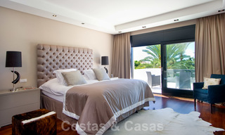 Impressive contemporary luxury villa with guest apartment for sale in the Golf Valley of Nueva Andalucia, Marbella 22595 