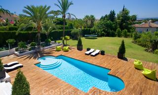 Impressive contemporary luxury villa with guest apartment for sale in the Golf Valley of Nueva Andalucia, Marbella 22596 