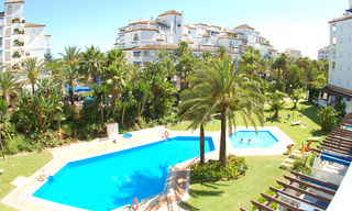 Beachside luxury apartment for sale in Playas del Duque, Puerto Banus, Marbella 1