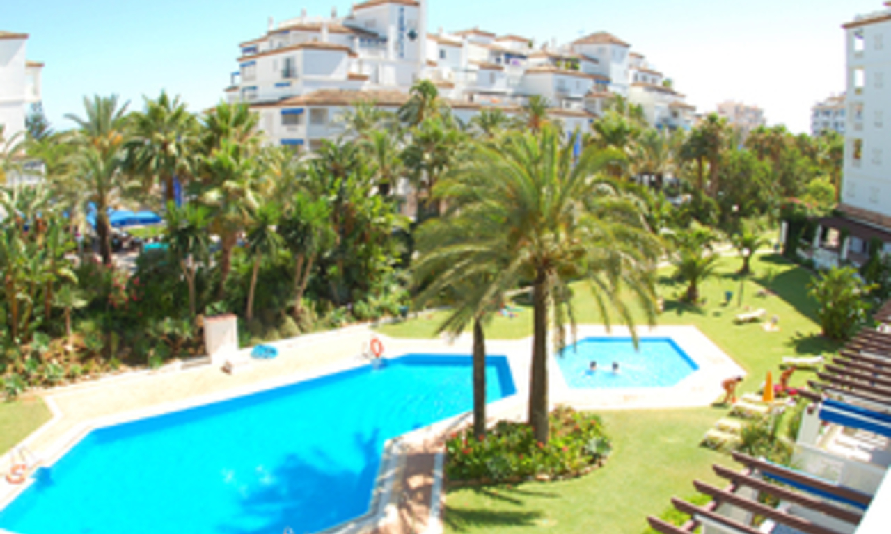 Beachside luxury apartment for sale in Playas del Duque, Puerto Banus, Marbella 0