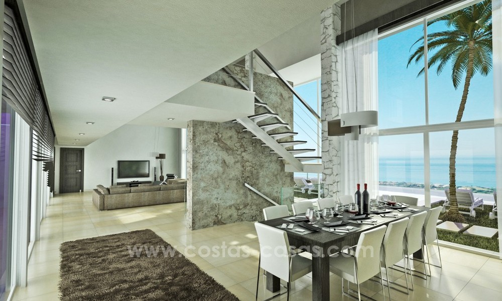 Modern New Villa For Sale in Marbella with panoramic sea view 4457
