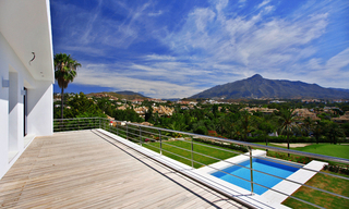 Frontline golf, contemporary villa for sale at Nueva Andalucia - Marbella 23