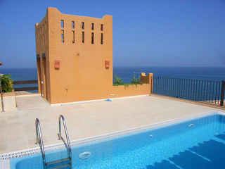 Beachfront luxury penthouse apartment for sale, on the New Golden Mile, between Marbella and Estepona