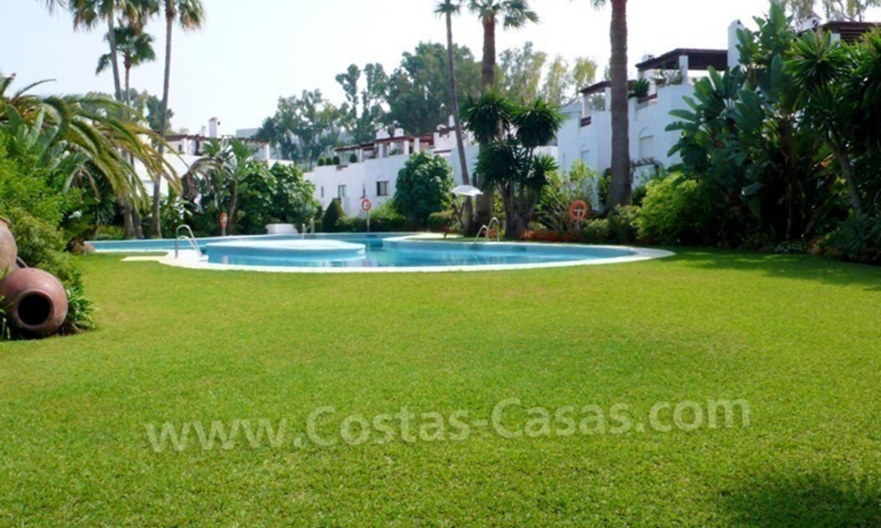 Beachside townhouse for sale in Marbella 0