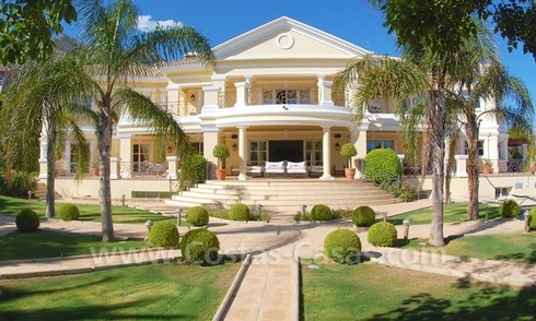 Exclusive villa for sale in Sierra Blanca at the Golden Mile in Marbella 