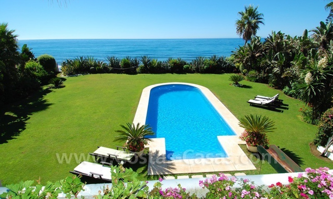 Exclusive frontline beach villa for sale, Marbella - Estepona 0