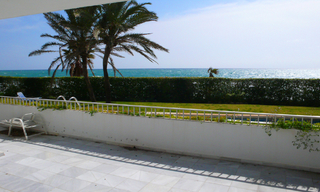 Beachfront, frontline beach apartment for sale, Golden Mile, Marbella – Puerto Banus 1
