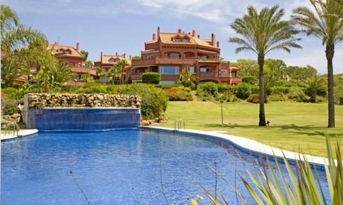 Apartment for sale at frontline beach complex in Elviria, Marbella 