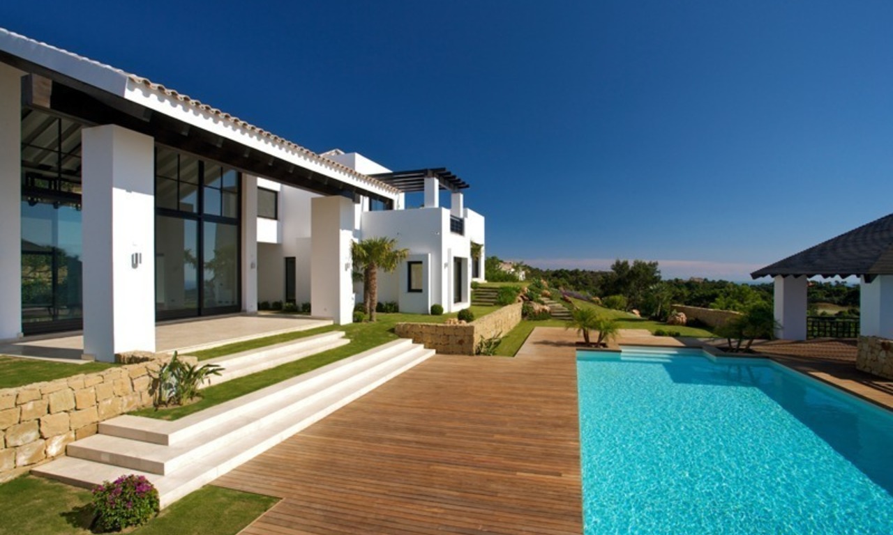 Newly built modern villa for sale, exclusive golf resort, Benahavis - Marbella 2