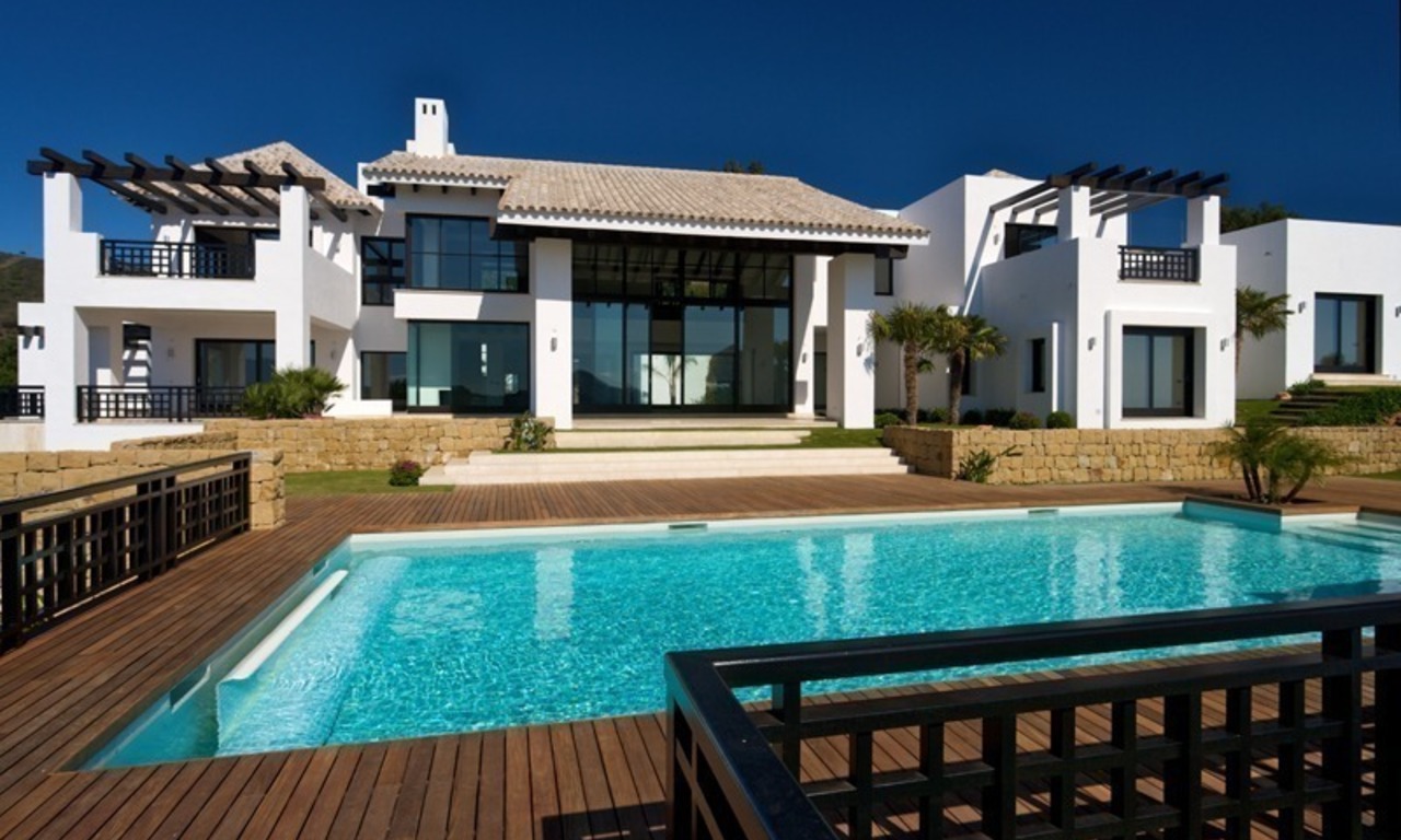 Newly built modern villa for sale, exclusive golf resort, Benahavis - Marbella 3