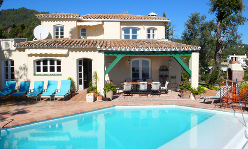 Villa with sea views for sale in El Madronal in Benahavis - Marbella 