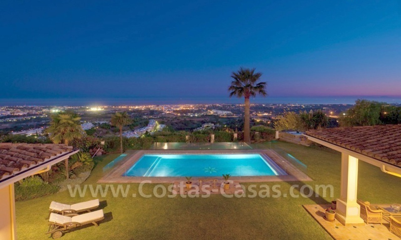Exclusive villa for sale with a panoramic views, prestigious gated community, Marbella – Benahavis 0