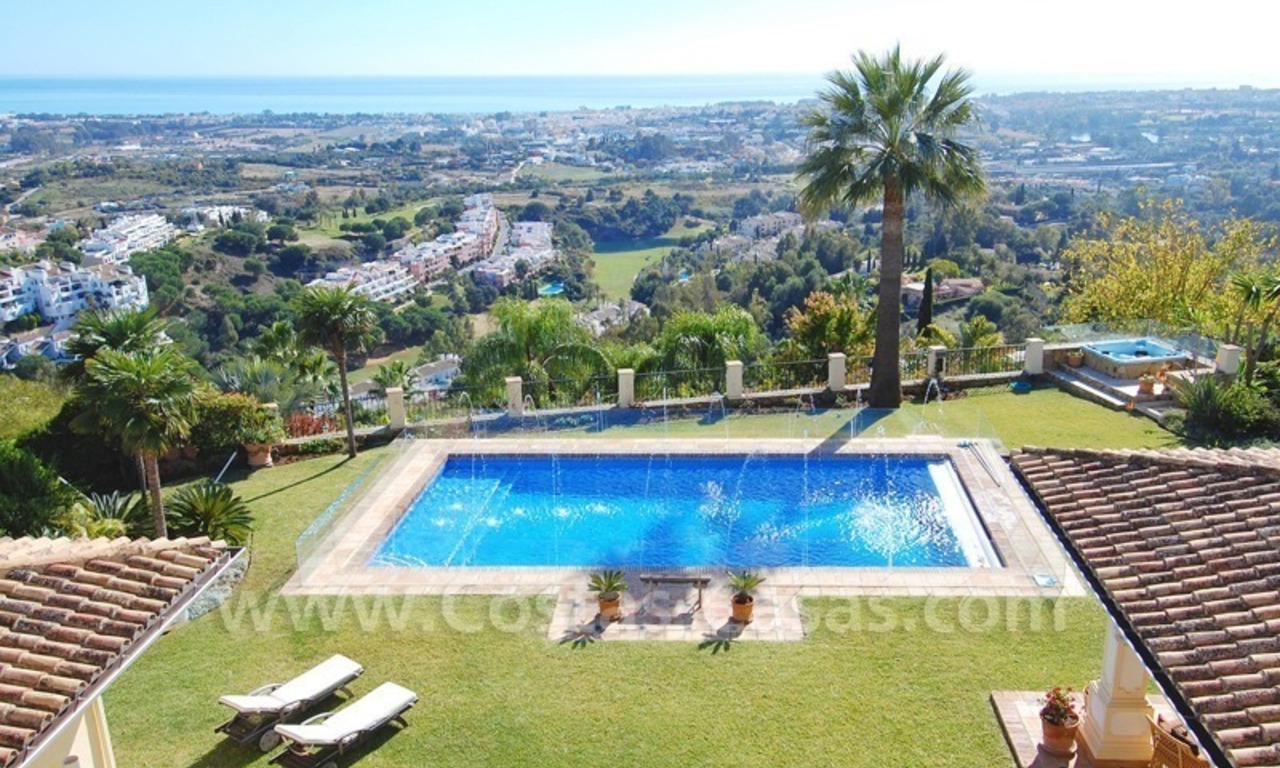Exclusive villa for sale with a panoramic views, prestigious gated community, Marbella – Benahavis 10
