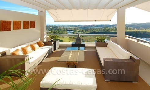 Modern luxury golf penthouse for sale, Marbella - Benahavis 
