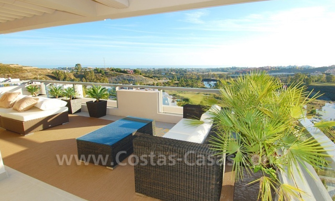 Modern luxury golf penthouse for sale, Marbella - Benahavis 2