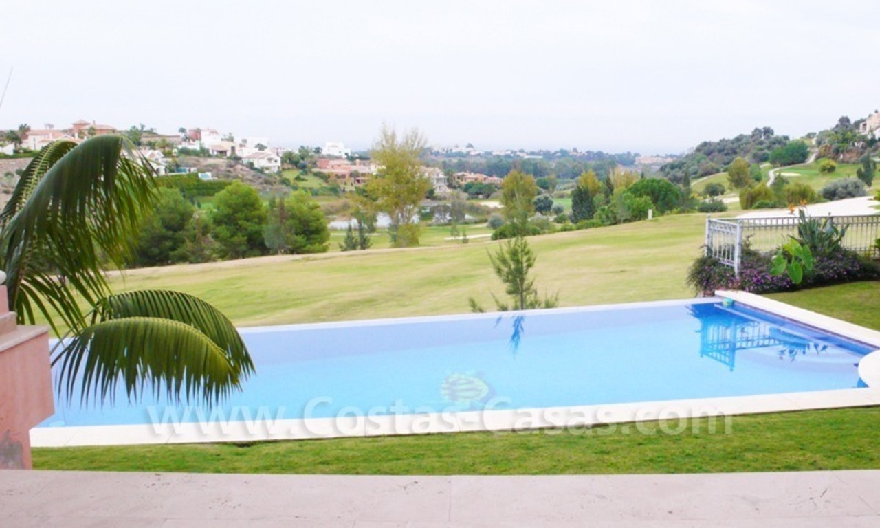 Large exclusive first line golf mansion villa for sale in Marbella – Benahavis. 1