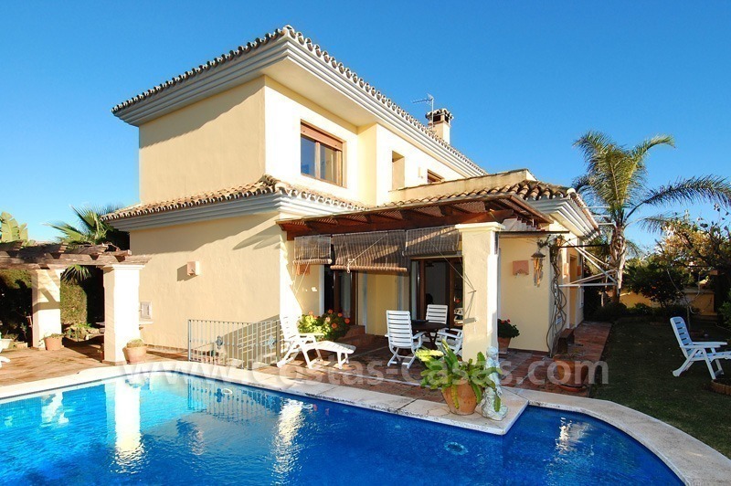 Beachside villa for sale, close to the beach in Marbella east