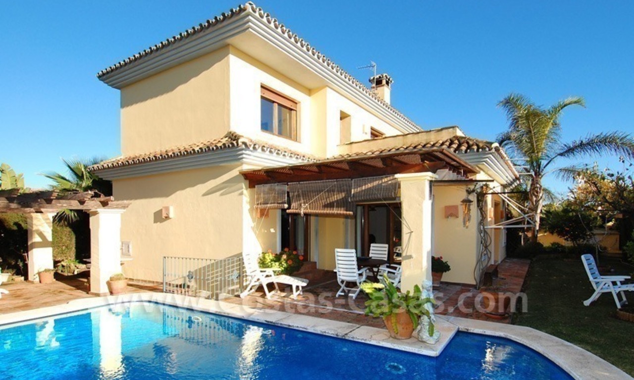 Beachside villa for sale, close to the beach in Marbella east 0