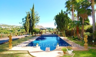 Frontline golf villa for sale in Marbella, walking distance to beach 9