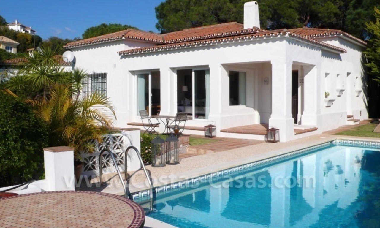 Bargain modern Andalusian style villa for sale in East of Marbella 0