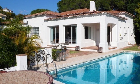 Bargain modern Andalusian style villa for sale in East of Marbella 